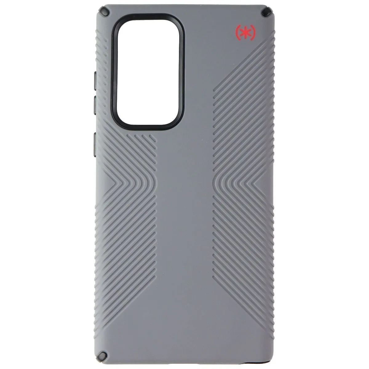 Speck Presidio2 Grip Case for Galaxy S22 Ultra - Graphite Gray/Black/Bold Red