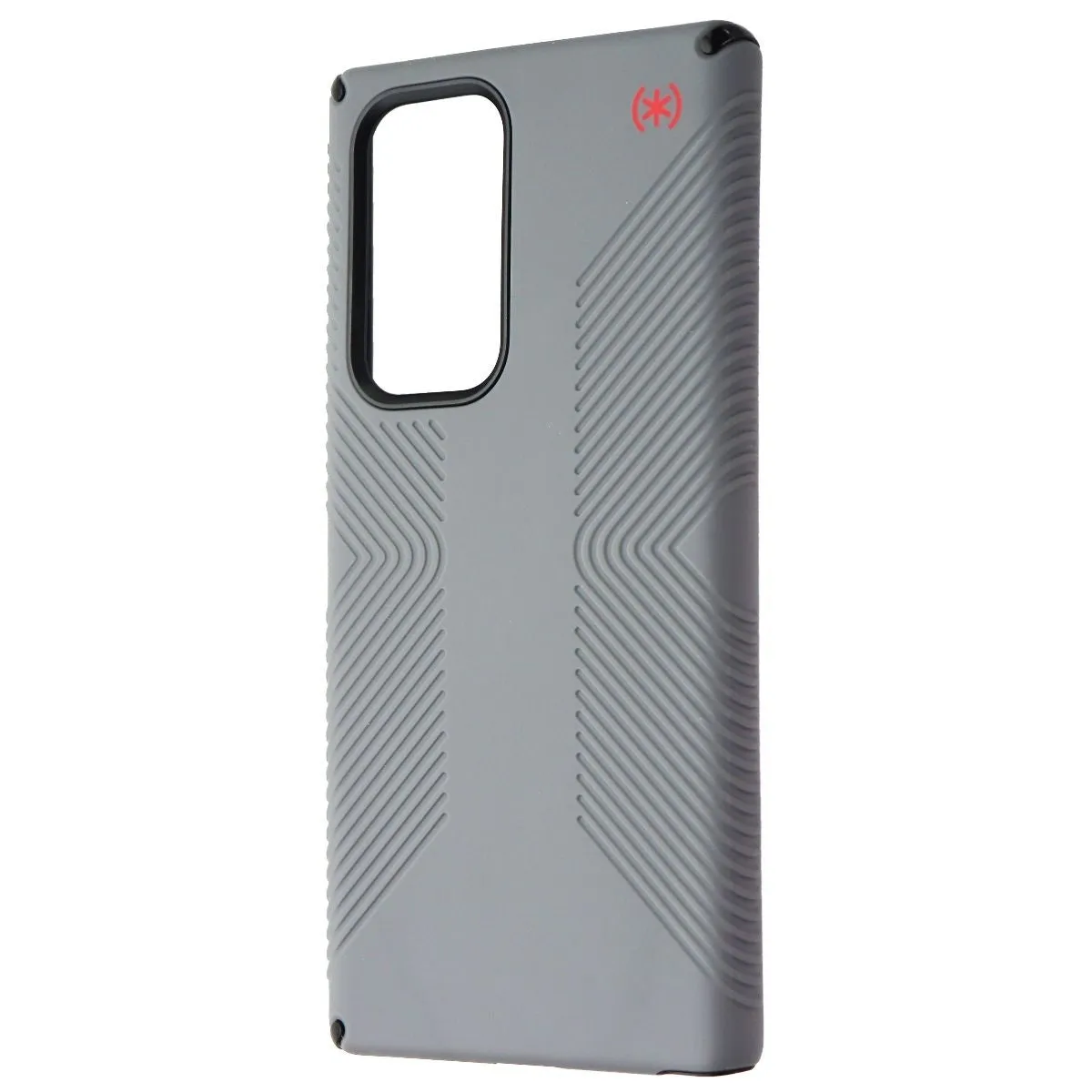 Speck Presidio2 Grip Case for Galaxy S22 Ultra - Graphite Gray/Black/Bold Red