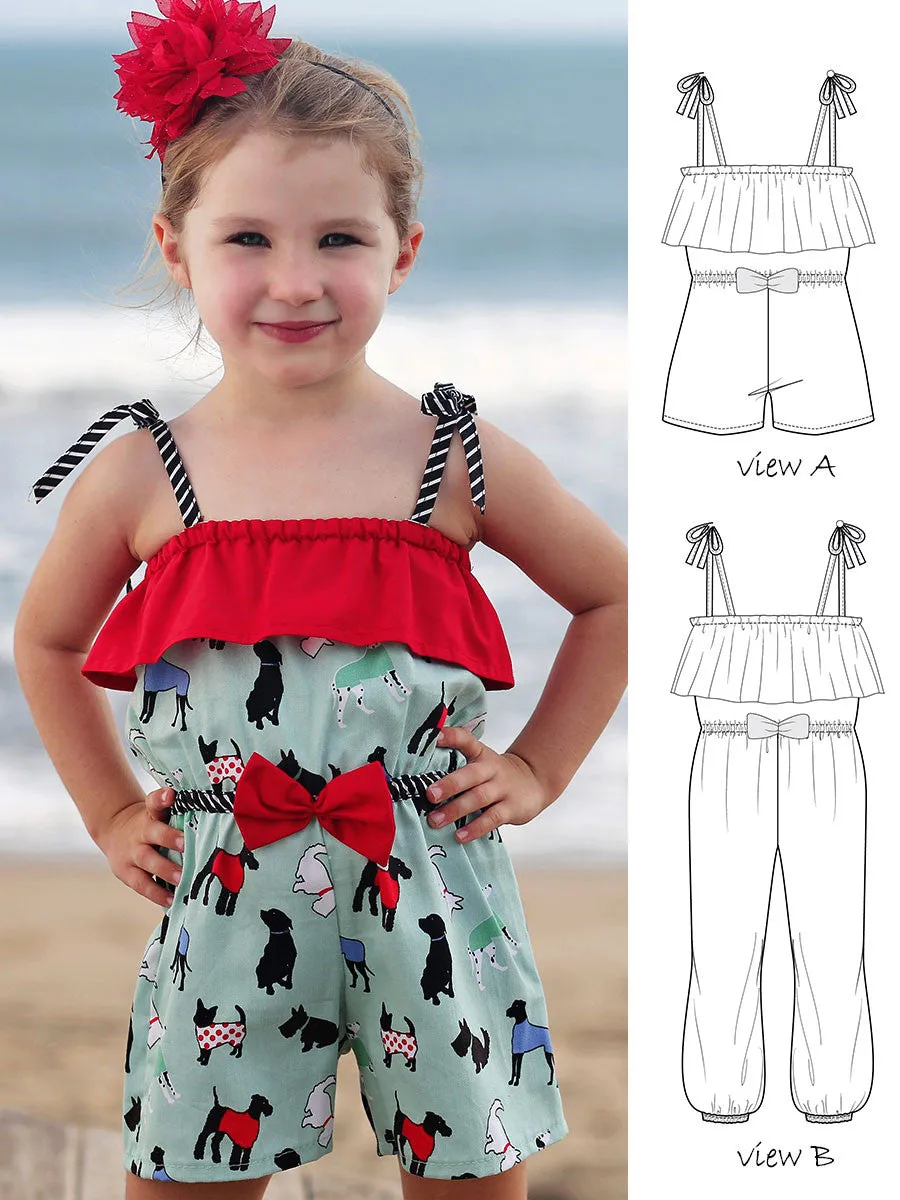 STARLING - Girls Romper Sewing Pattern