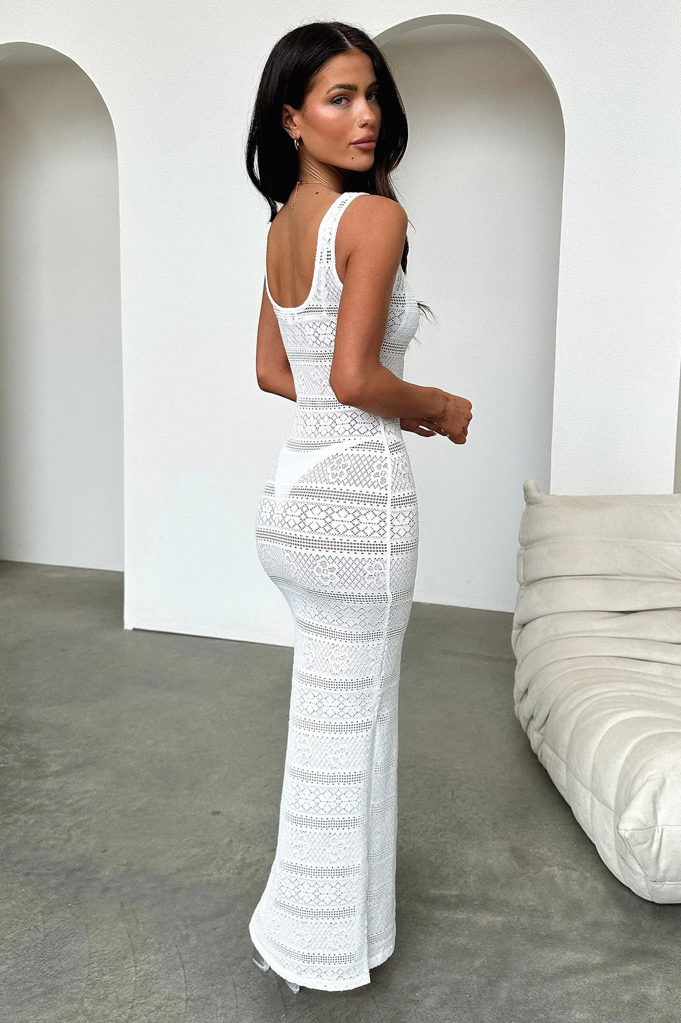 Sterling Maxi Dress - White