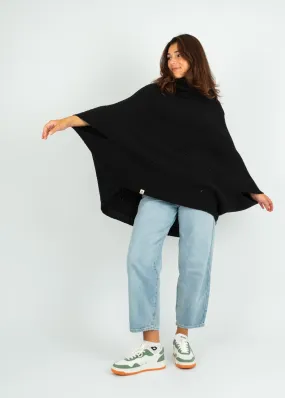 Strick-Poncho MUUS Black