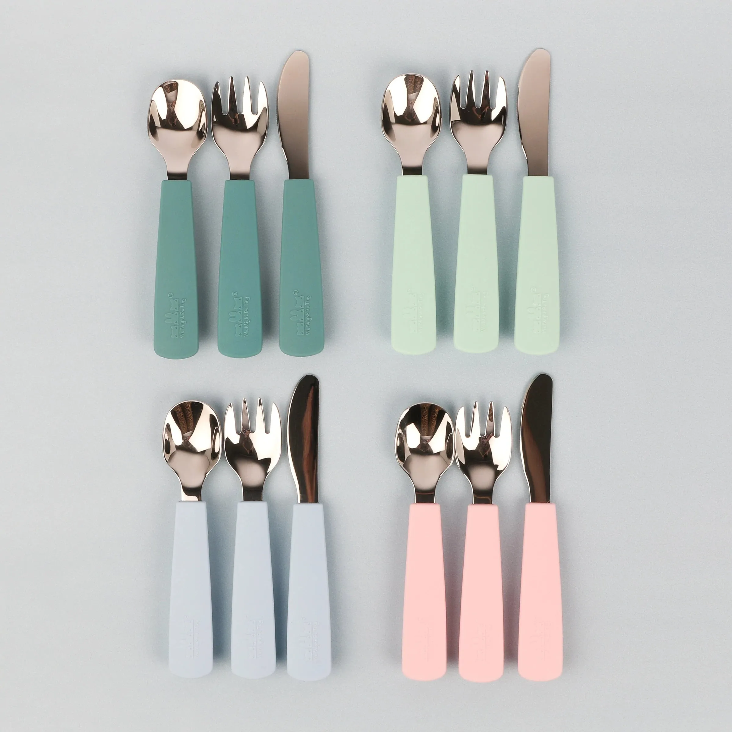 Toddler Cutlery Set- Dusty Rose