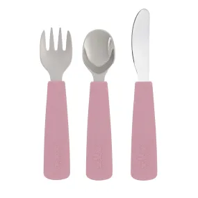Toddler Cutlery Set- Dusty Rose
