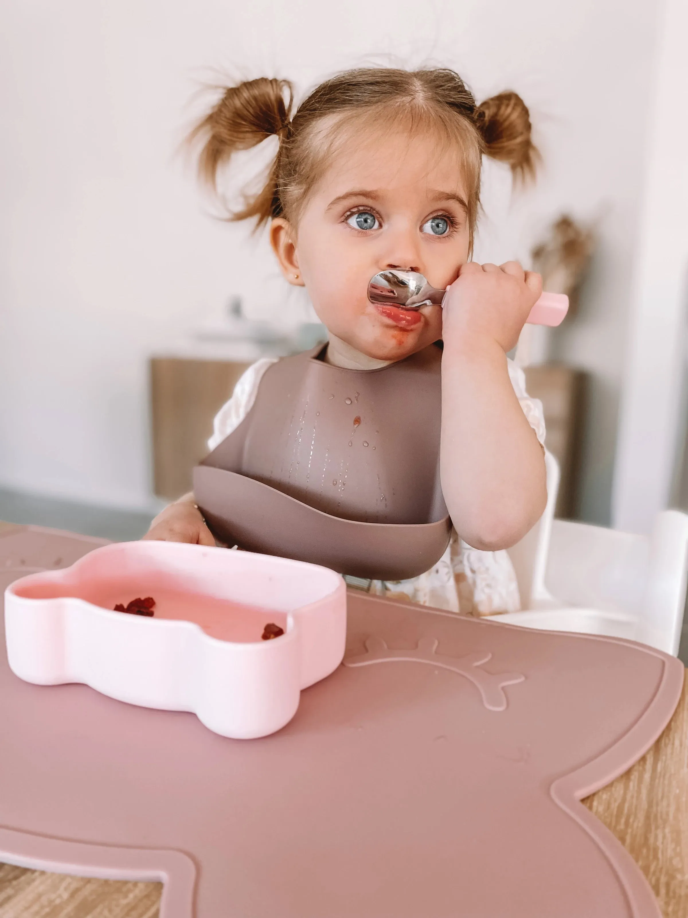 Toddler Cutlery Set- Dusty Rose