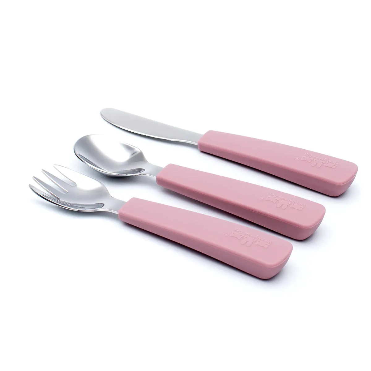 Toddler Cutlery Set- Dusty Rose