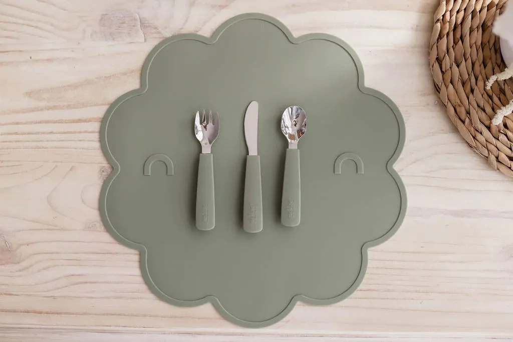 Toddler Cutlery Set- Sage