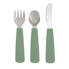 Toddler Cutlery Set- Sage