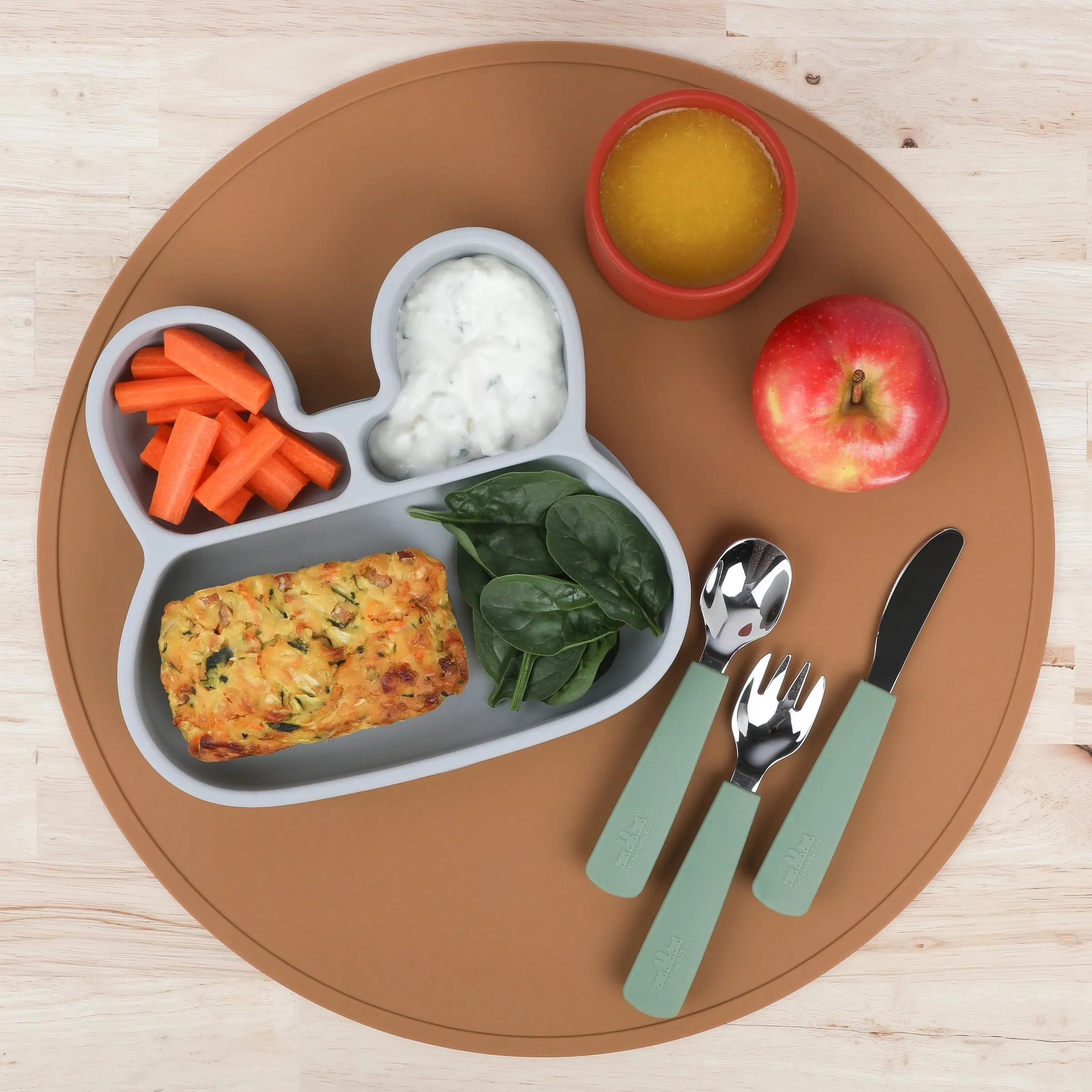Toddler Cutlery Set- Sage