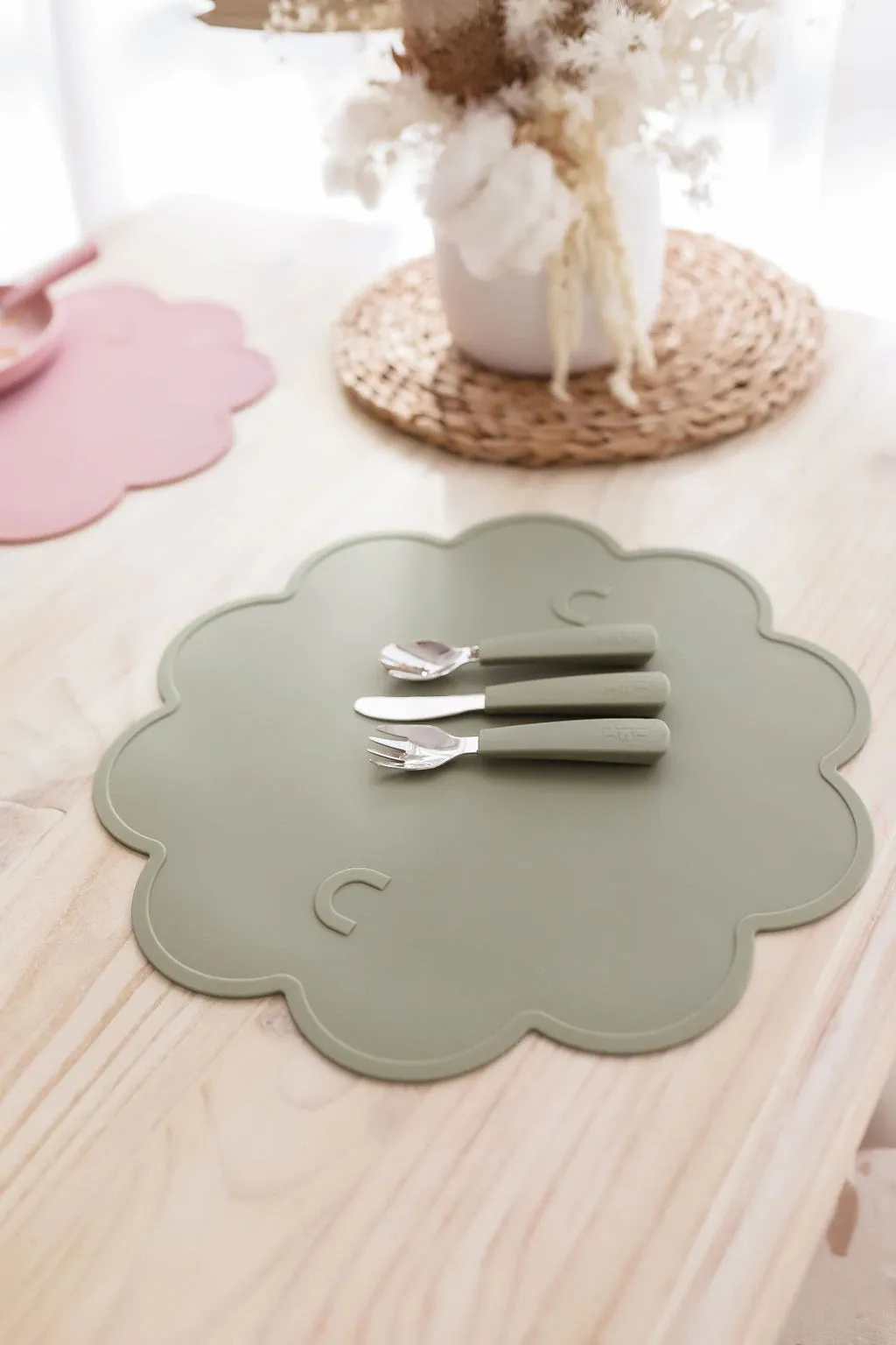 Toddler Cutlery Set- Sage