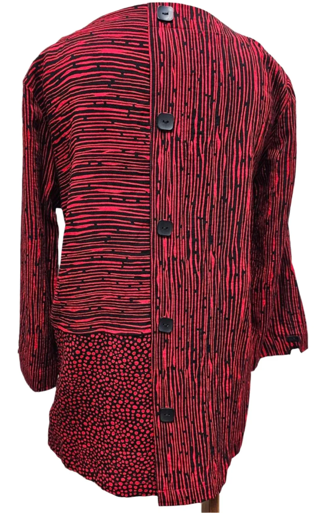 Top-Tunic-Red/Black-Pullover-Women's-A33220Tm