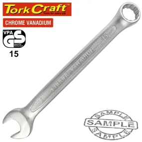 TORK CRAFT COMBINATION  SPANNER 15MM TC50015