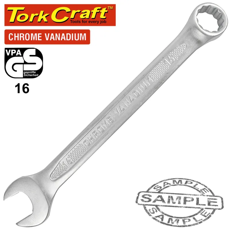 TORK CRAFT COMBINATION  SPANNER 16MM TC50016