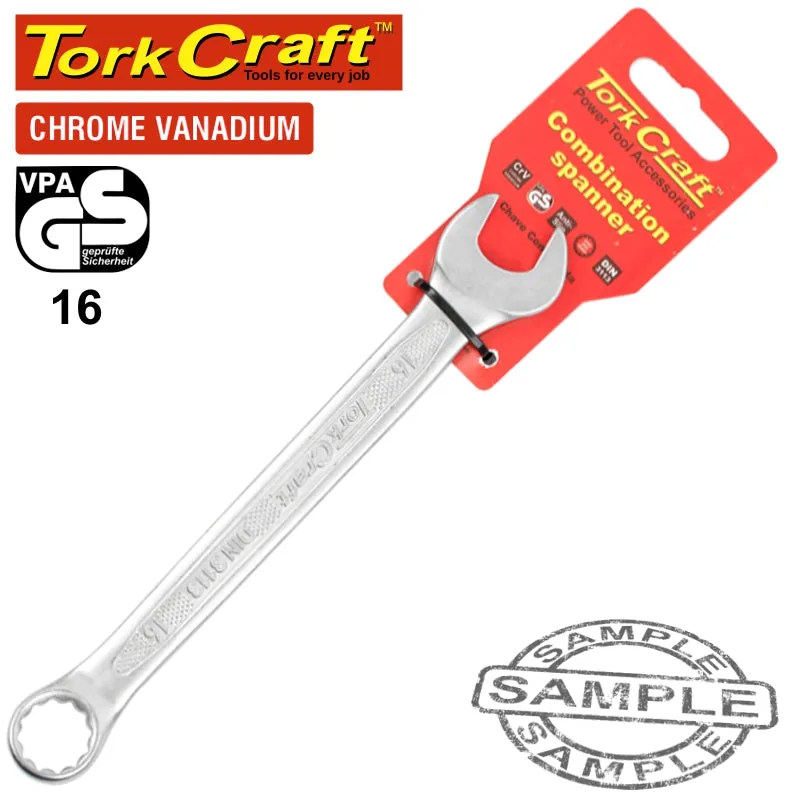 TORK CRAFT COMBINATION  SPANNER 16MM TC50016