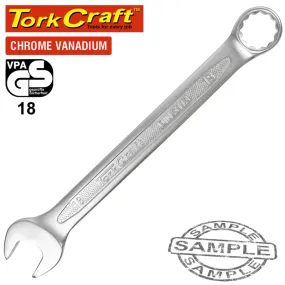 TORK CRAFT COMBINATION  SPANNER 18MM TC50018