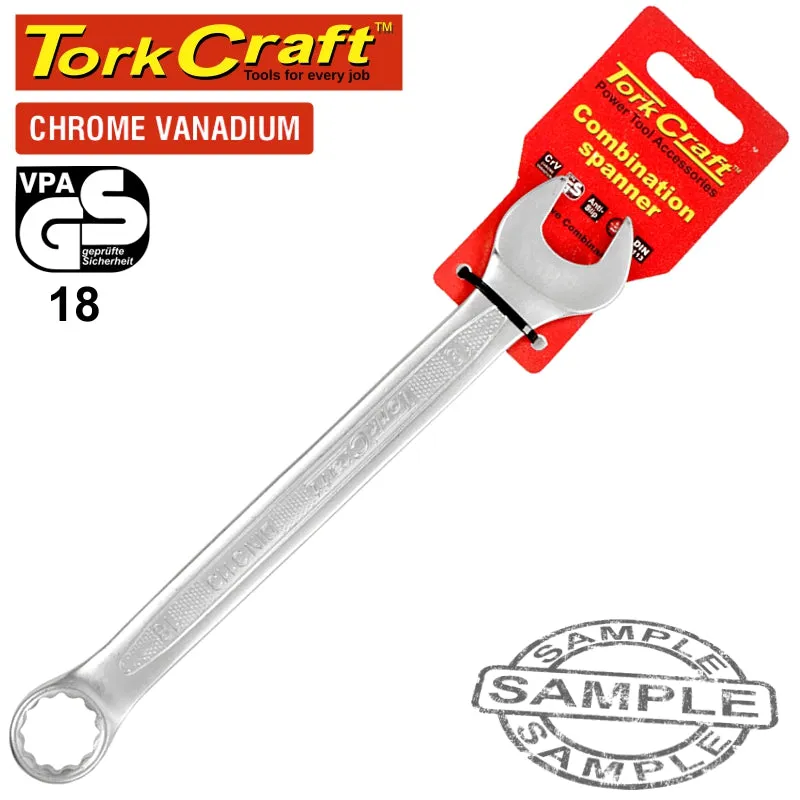 TORK CRAFT COMBINATION  SPANNER 18MM TC50018