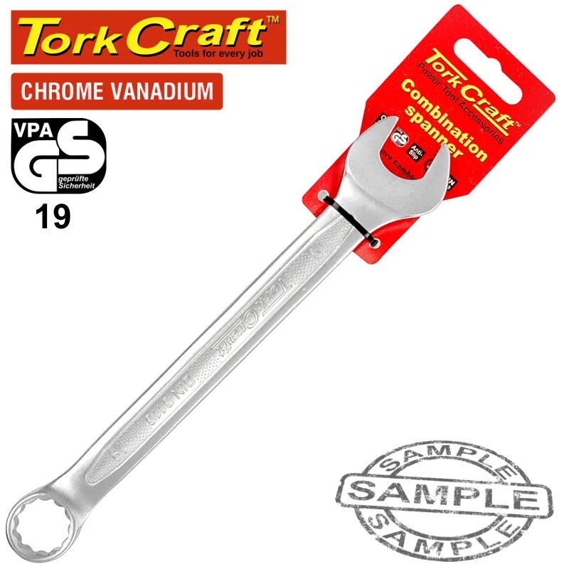 TORK CRAFT COMBINATION  SPANNER 19MM TC50019