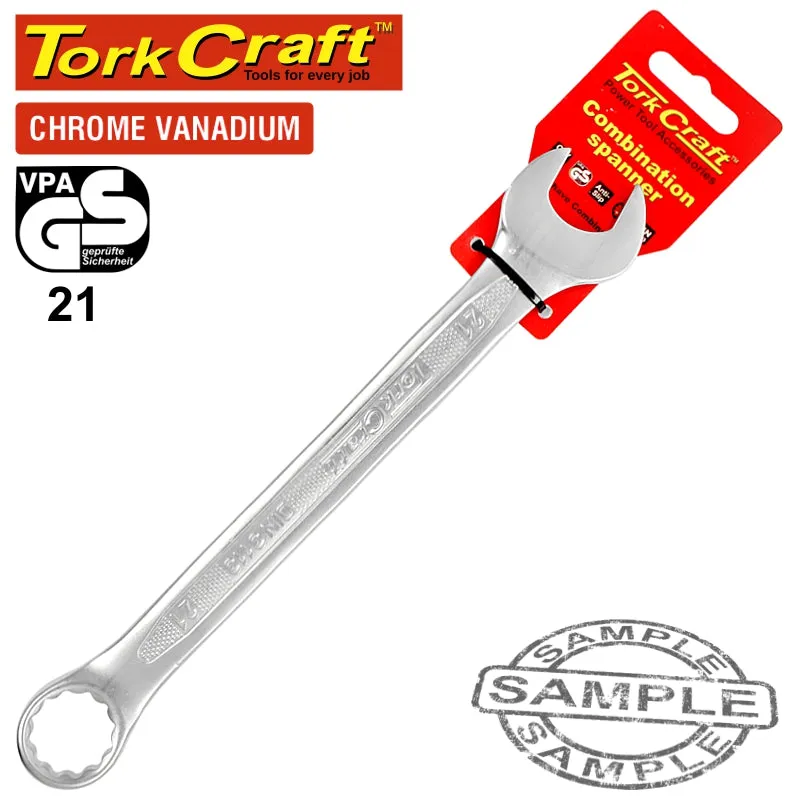 TORK CRAFT COMBINATION  SPANNER 21MM TC50021
