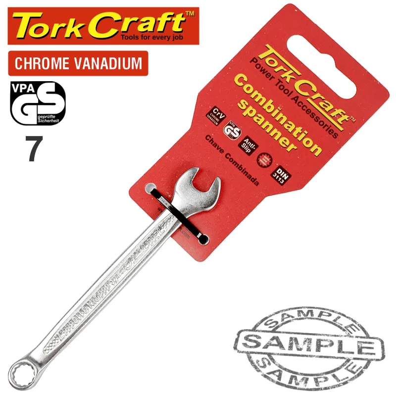 TORK CRAFT COMBINATION  SPANNER 7MM TC50007