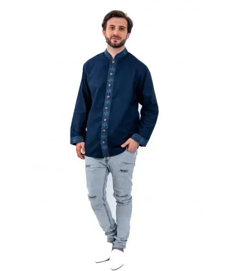 Traditional tunic-Navy