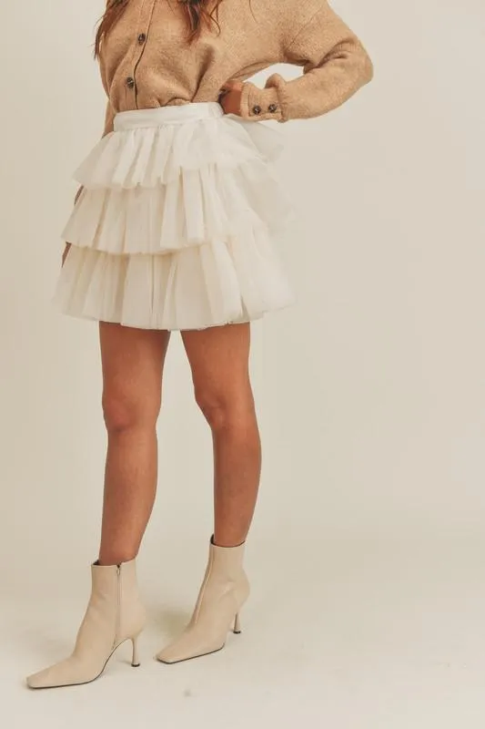 Tulle Mini Skirt