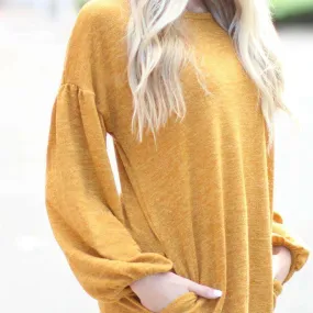 Ultra Soft Bubble Sleeve Tunic | S-3XL