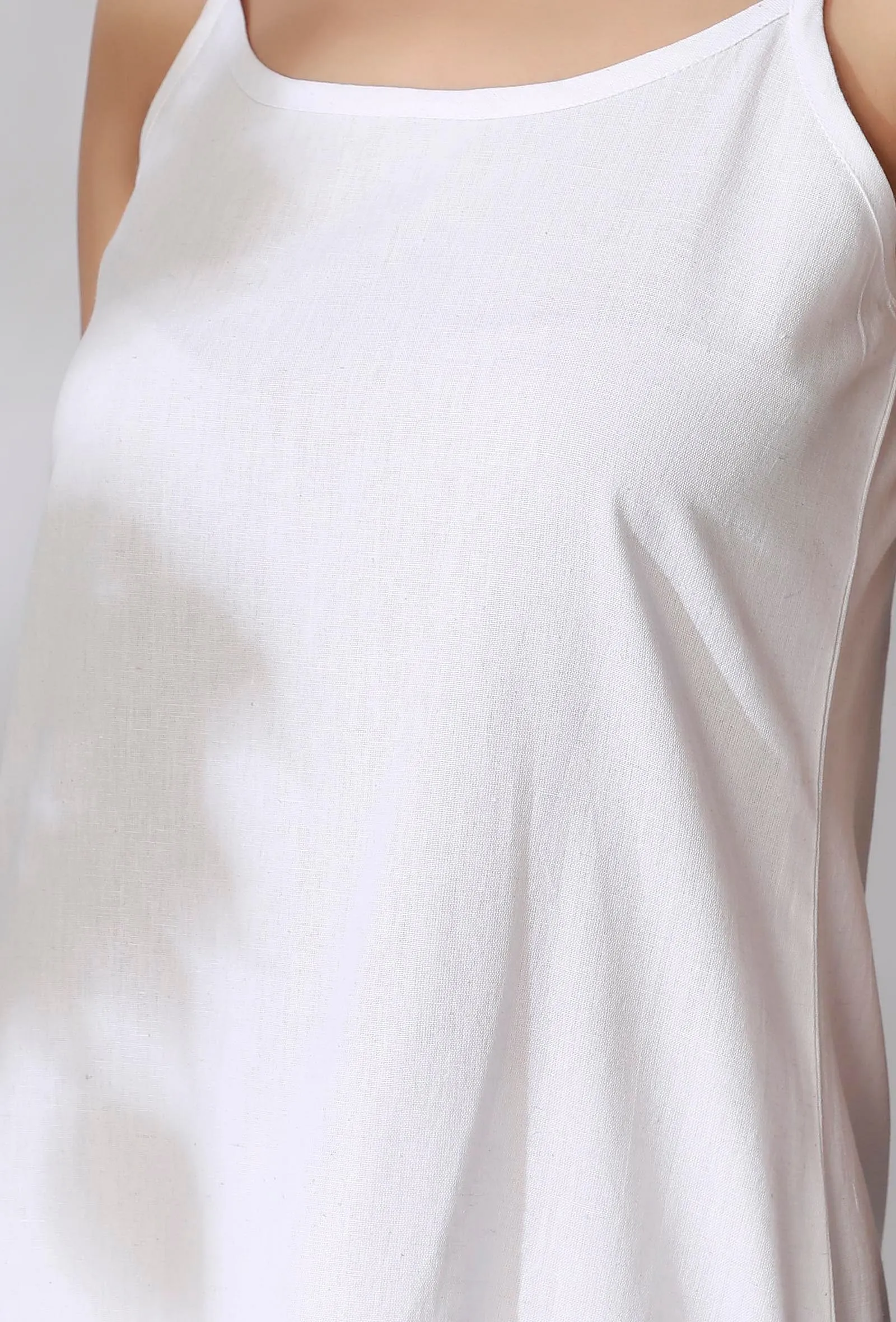 White Plain Slip Kurta