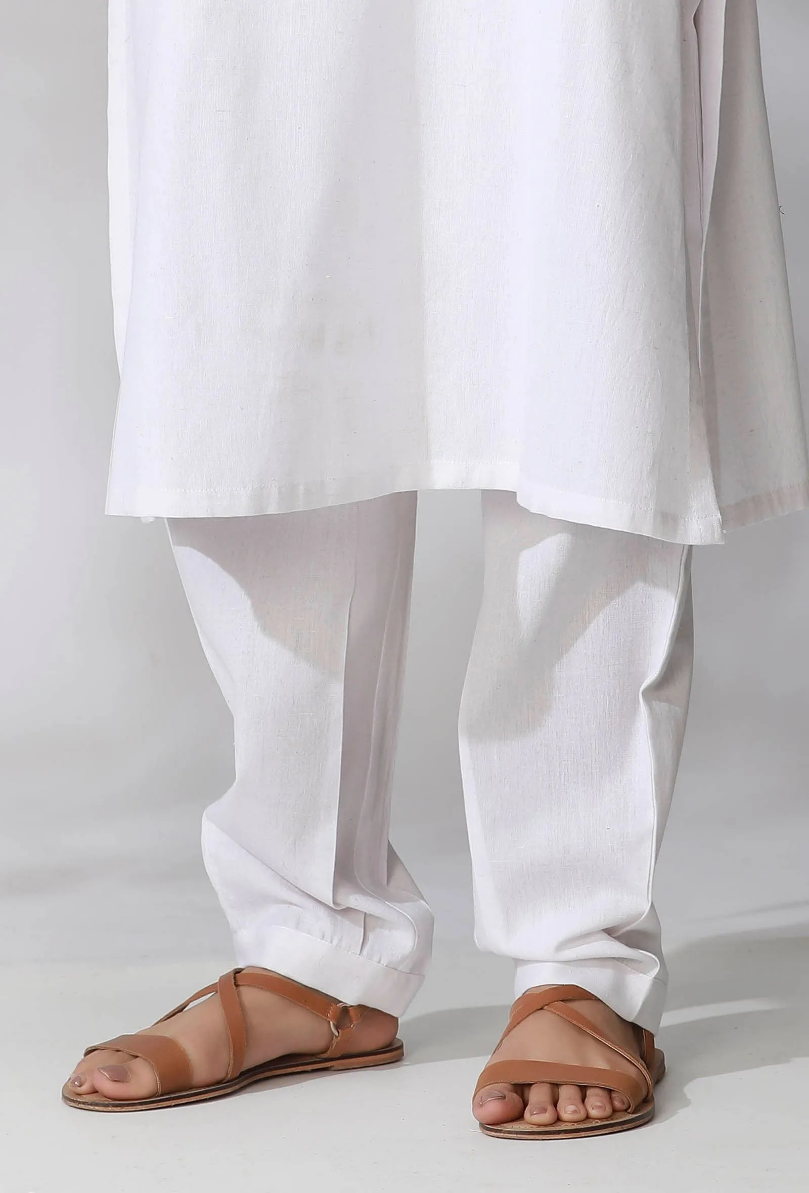 White Plain Slip Kurta