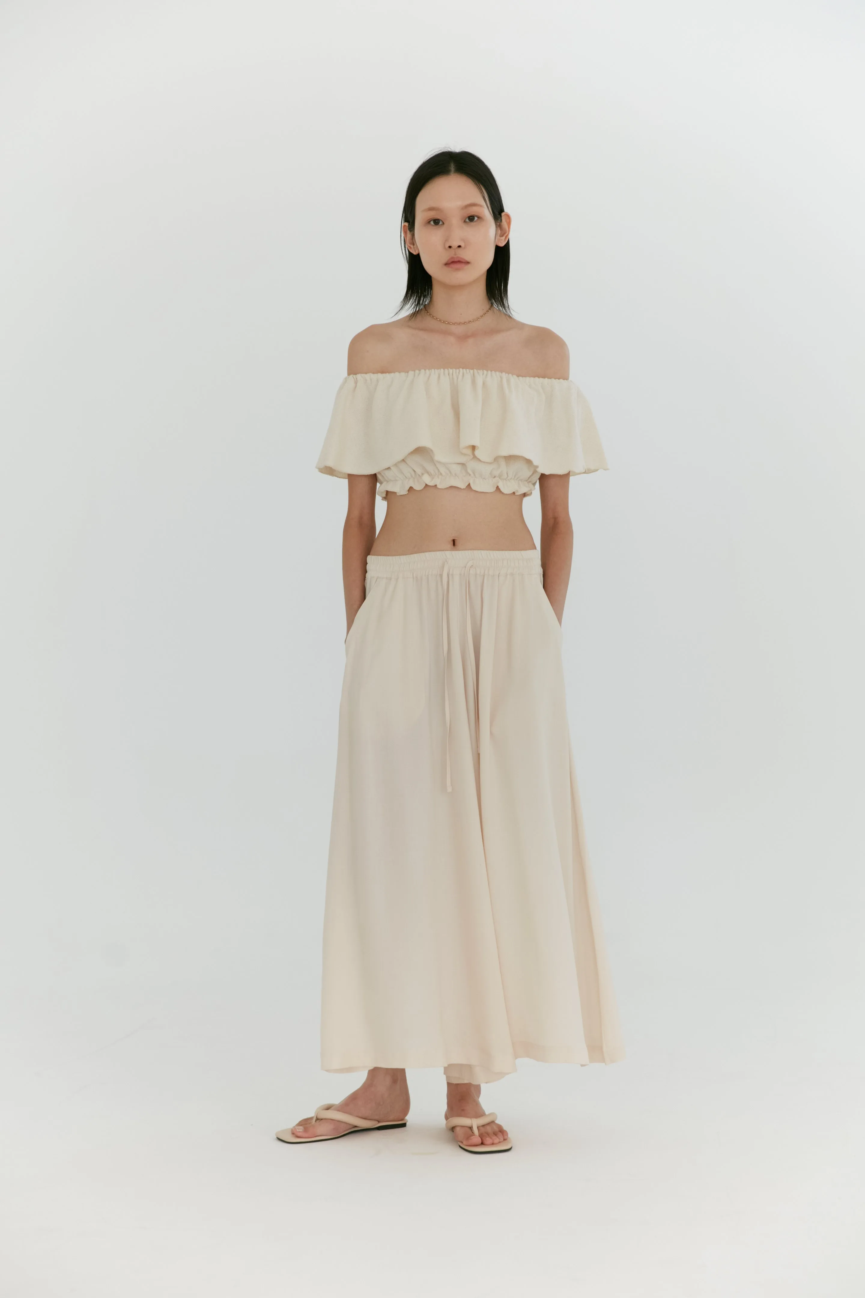 Wide Leg Culottes in Flowy Tencel