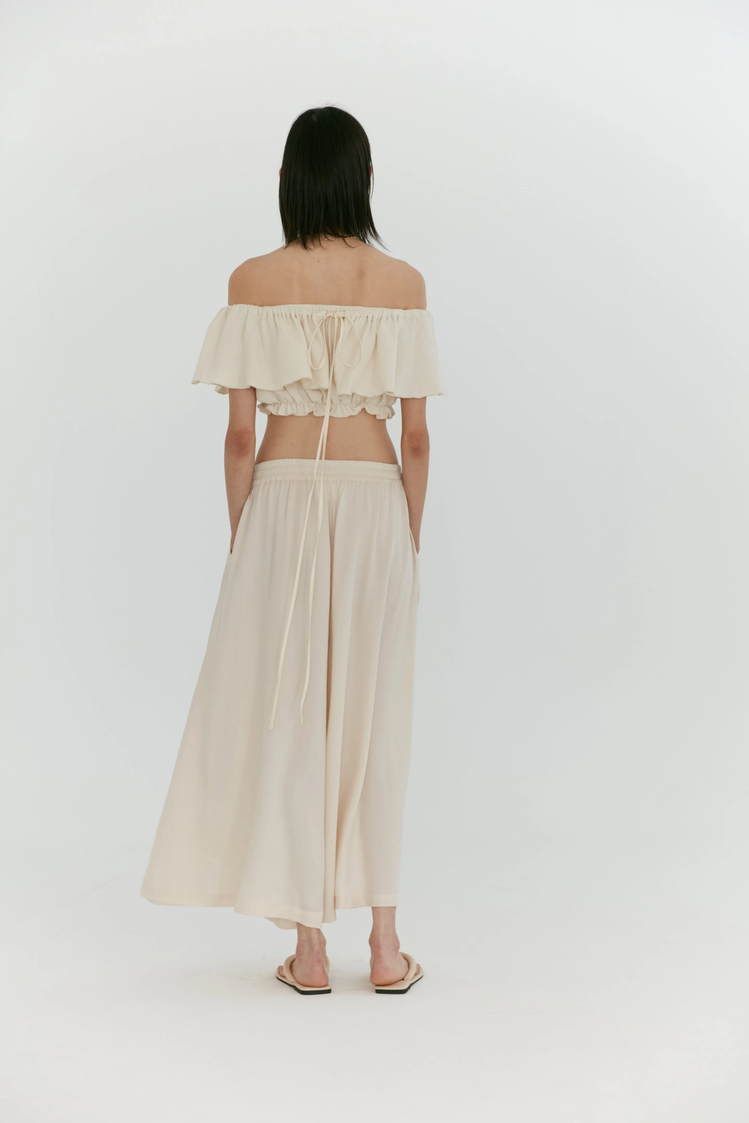 Wide Leg Culottes in Flowy Tencel