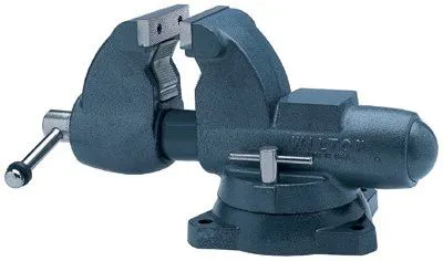 Wilton 28825 Combination Pipe/Bench Vises, 3 1/2 in Jaw, 4 1/2 in Throat, Swivel Base 1 EA