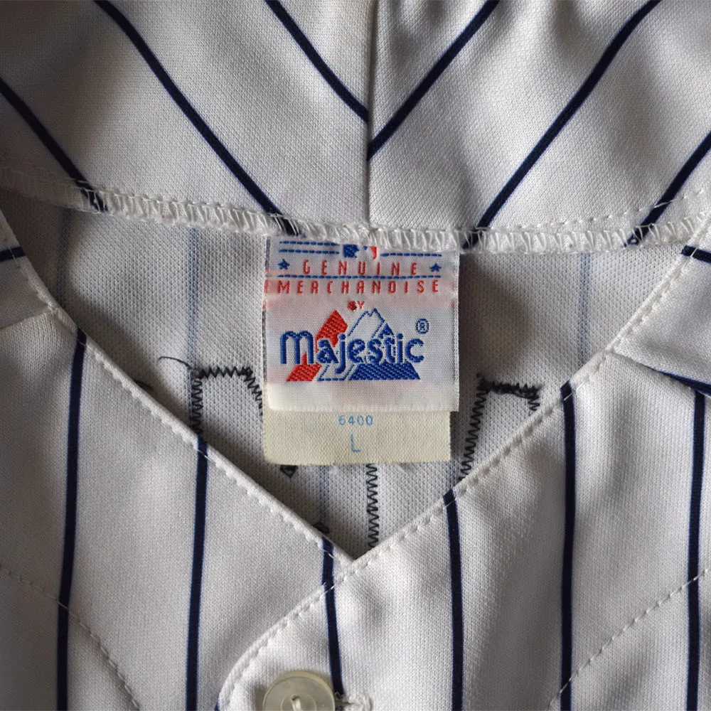 Y2K　MLB NY Yankees/ニューヨーク・ヤンキース “Jason Giambi #25” Majestic ベースボールシャツ　USA製　221003