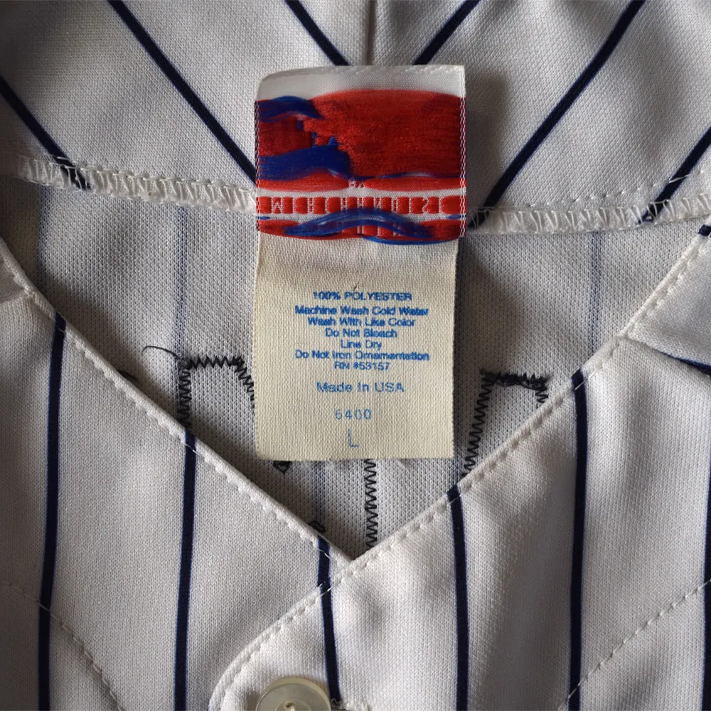 Y2K　MLB NY Yankees/ニューヨーク・ヤンキース “Jason Giambi #25” Majestic ベースボールシャツ　USA製　221003