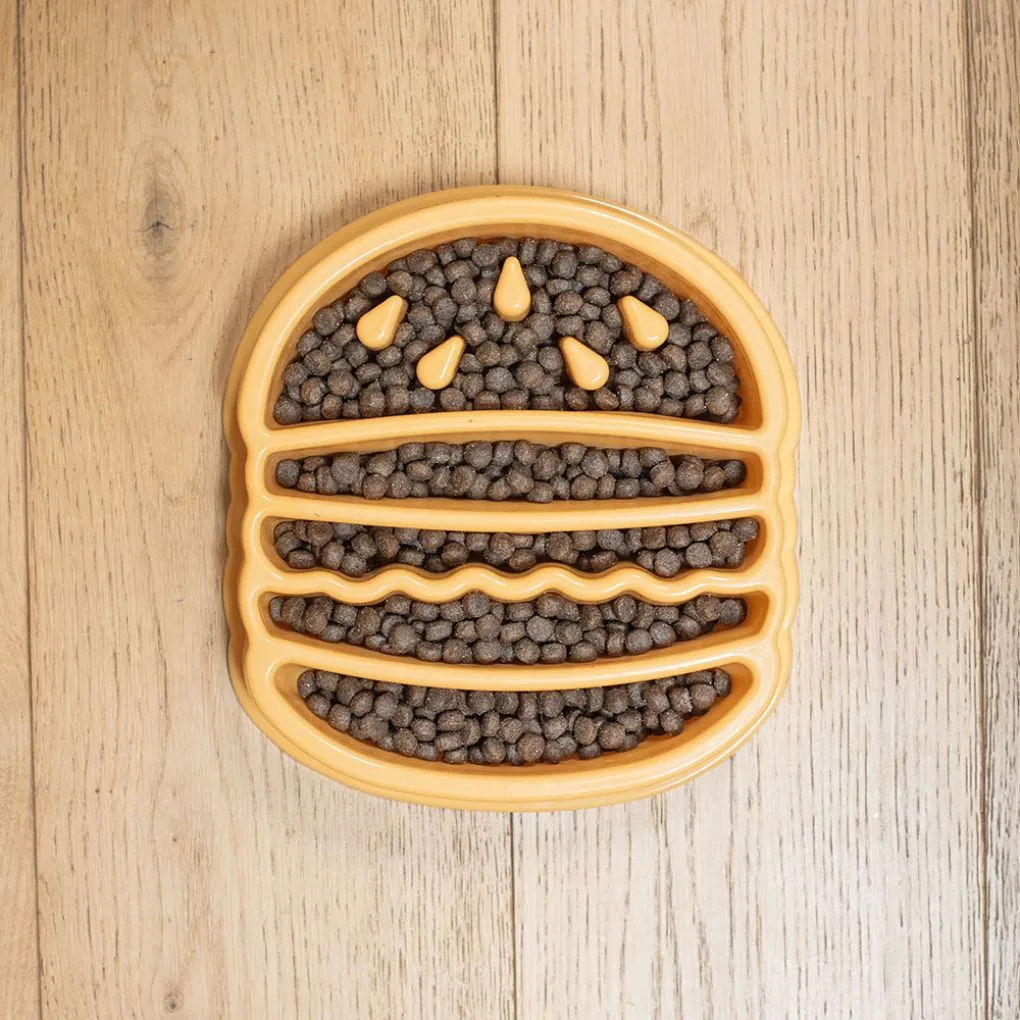 Zippy Paws Slow Feeder Dog Bowl Burger